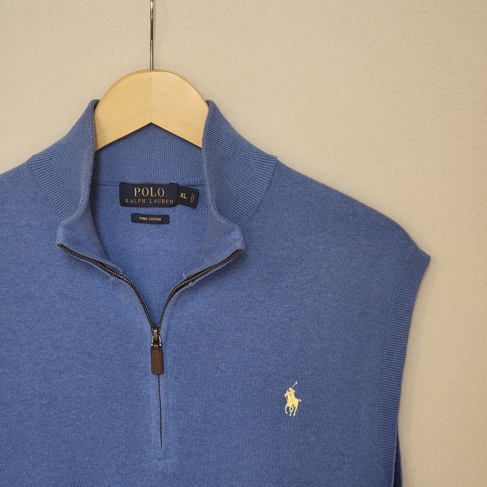 Polo Ralph Lauren Quarter Zip Vest XL